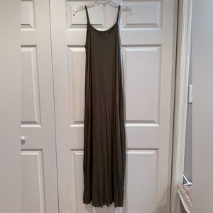 Tickled Teal Maxi Tank Dress with Pockets